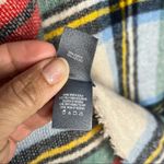 Aerie Women's Oversized Classic Plaid Cozy Fall Blanket Scarf Fringe Trim Photo 4
