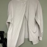 SheIn Drop Shoulder Split Open Back Pullover Photo 3