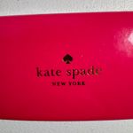 Kate Spade  New York Pink Orange Hard Shell Eyeglass Case with Eyes Design Photo 1