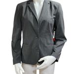 Ann Taylor Grey Long Sleeve Womens Blazor Size 8 Photo 0