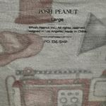 Posh Peanut Womens Pajama Shirt Short Sleeve Bamboo Loungewear Size Large Gray Photo 2