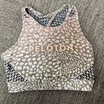 Peloton  WITH Multicolor Athletic Padded Women's Sports Bra Small EUC Photo 0