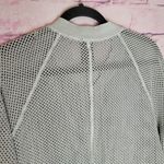 REVOLVE ELECTRIC & ROSE GRAY MESH ZIP FRONT BELL SLEEVE JACKET S Photo 8