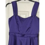 David’s Bridal Short Purple Dress, Cocktail, Bridesmaid, Polyester, Size 10 Photo 1