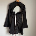 House Of CB NEW  'Toira' Black Draped Corset Mini Dress Medium Photo 2