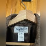 Pendleton Vintage Two Piece  Career Textured Wool Leather Trim Blazer Skirt Set Photo 2