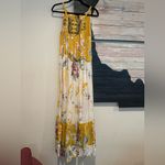 Anthropologie  One September Paradiso Koi Fish Halter Maxi Dress Photo 1
