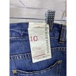 Banana Republic New  Wide Leg Crop Jeans Sz 10 Denim Blue Stretch Low‎ Rise Photo 6