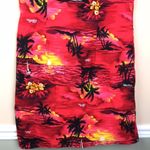Vintage Royal Creations Women’s Beach “Aloha” Print Square Neck Tank Dress Red Size XL Photo 2