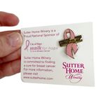 Lot of 4 Ribbon Lapel Pins Breast Cancer & One Less Wildfire Pink Photo 1