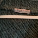 Elegant Dark Green Cardigan Made in Italy Size Large Womens Wool Sweater Photo 2