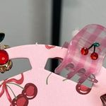 Piper K cherry 🍒 & Watermelon 🍉 Hair Clip Set Pink Photo 6