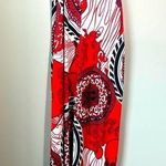 Jumpsuit fun and funky red patterned jumpsuit Size M Photo 0