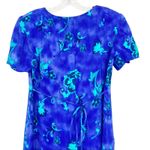 Dress Barn Vintage  blue floral maxi dress Photo 5