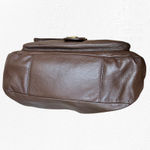 UGG Vintage Y2K  Pebbled Leather Shoulder Bag Chocolate Brown Slouchy Tote Photo 8