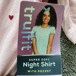 Tru Fit Pink Heart Dotted Super Soft Night Shirt SIZE S Photo 1