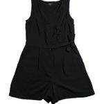 Ann Taylor  LOFT Sleeveless V-Neck Surplice Romper Size 4 Neutral Minimalist Photo 0