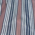 Verty  Women’s Striped Pink White Blue Wrap Mini  Dress Sz Large Photo 1