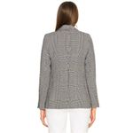 Smythe NWT | Portrait Neck Blazer in Prince Of Wales | 2 Black Photo 14