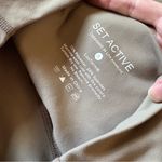 Set Active Airluxe Breathe Parke Shorts In Tan Size Small Photo 4