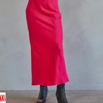 By Together Gala Satin Skirt - Hot Pink Photo 4