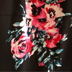 LAOLASI 3XL black floral dress midi tank soft crisscross top summer vacation NWT Size 3X Photo 7