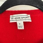St. John Sport Women’s P Wool Blend Red Cropped Tank Photo 1