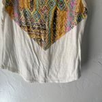 Kimchi Blue Tribal Sequin Tank Top M White Boho Festival Indie Summer Photo 2
