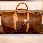 ETRO Milano Red Paisley Boston Weekend Bag With Carry Strap 50 Photo 15