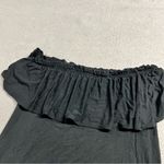 Abercrombie & Fitch  Black Ruffle Trim Off the Shoulder Dress Size Small Photo 5
