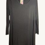 Matilda Jane  Womens Small Black Red Swing Tunic Trapeze Dress Photo 0