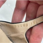 Saint Laurent Yves  Vintage black satin platform ultra high heels size 39.5 Photo 5