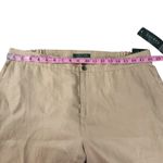 Ralph Lauren NWT Lauren  100% Linen Trousers 16W Tan Khaki Beige Pant Euro Summer Photo 2