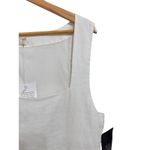 Posse Alice linen mini dress ivory size Large Sleeveless Square Neck NEW‎ $280 White Photo 2