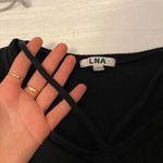 LNA Black Long Sleeve Shirt Photo 5