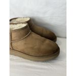 UGG  Classic Ultra Mini Ankle Boots Chestnut Suede Shearling Lined Women’s 7 Photo 4