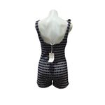 ZARA Women's Jacquard Knit Romper Multicolor Size L Sleeveless Photo 6