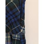 Aerie Women's Size Small Plaid Schoolgirl Mini Skirt Blue Pleated Zip Up bin 9 Photo 6