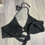 Forever 21  “AHA” Rodeo Black Bra Shirt Top; Large Women’s Photo 8