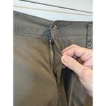 Vintage KIK GIRL Khaki Green Cargo Skirt Size 16 Rave Raver Midi Length Skater Photo 6