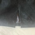 Atlantic Beach Vintage Genuine Suede Leather Skirt Black Lined Size XL NWT Photo 9