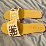 Ccocci  Crochet Walking Above Brown Multi Slide Sandals Brown Blush Multi  8 Photo 7