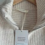 Everlane  The Half-Zip Sweater in Luxe Merino in Heathered Oat, Size X-Small Photo 8