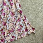 midi floral sun dress with slit Multi Photo 3