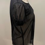 Ted Baker Elegant Black Puff Sleeve Top Photo 9