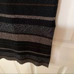 NWOT House of Harlow 1960 x Revolve Striped Metallic Knit Ribbed Bodycon Skirt Black Size M Photo 3