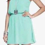 EXPRESS  NWT Light Green Convertible Strapless Mini Dress Size Medium Photo 0