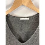 ZARA Longline Side Slit Long Sleeve V Neck Top size Small Photo 1