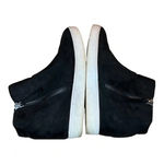 Serra FAUX SUEDE ZIP UP ANKLE BOOTS PLATFORM BLACK COMFORTABLE SIZE 10 Photo 5