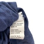 Cut Loose Linen Blend Tiered Short Sleeve Dress Lagenlook Blue size Medium Photo 8